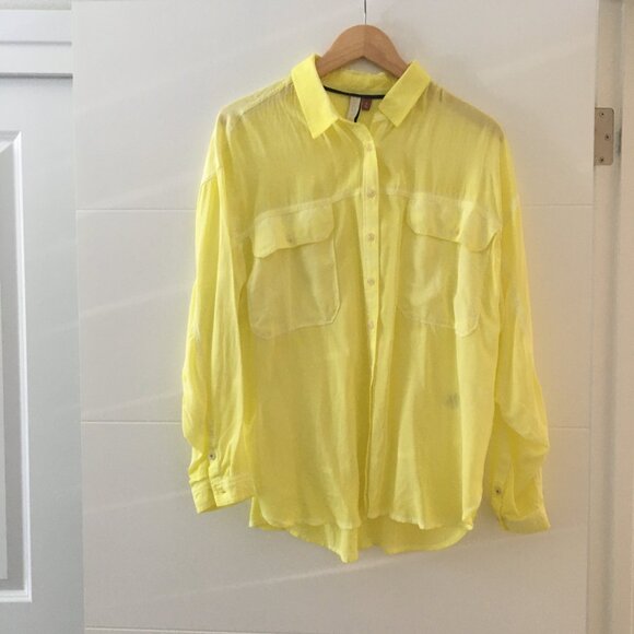 Anthropology/Pilcro Button Down Blouse - Picture 3 of 7